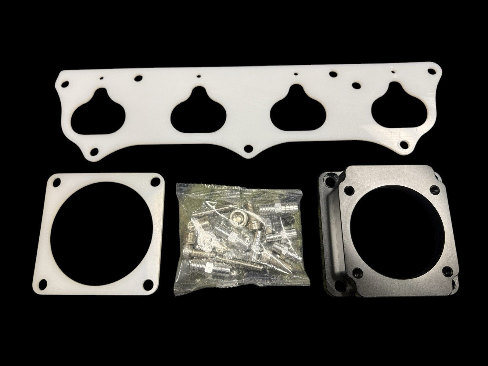 90mm Side Feed Intake Manifold Throttle Body Adapter to RBC Bolt Pattern 74mm TB