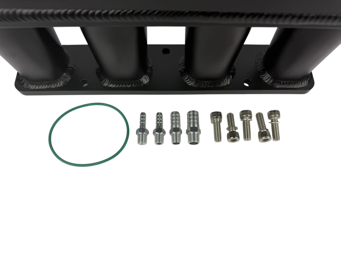 70mm sheetmetal aluminum intake manifold for Mazda MX-5 Miata NC 2.5L engine, crafted by JackSpania Racing.
