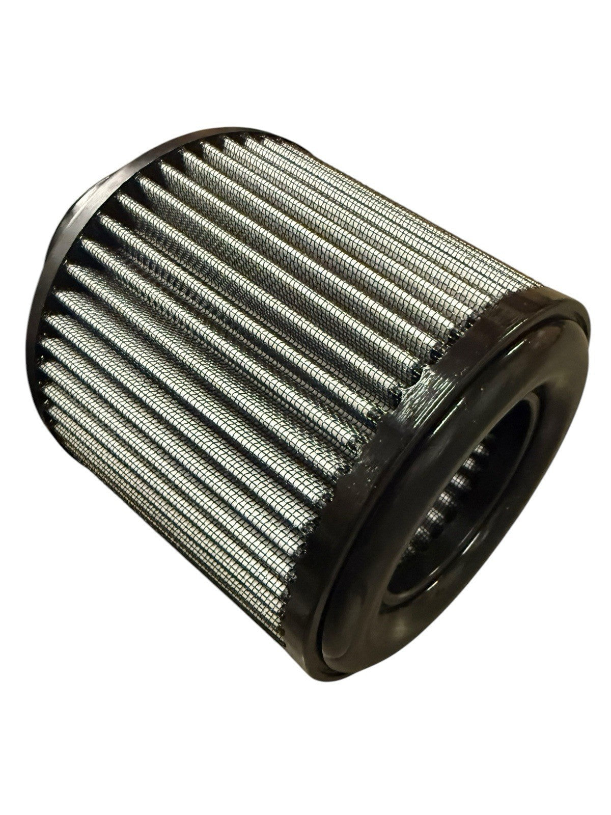 High flow cold air intake kit for BMW F10 M5, F12 F13 F06 M6, by JackSpania Racing, showing the engine air filter and piping.