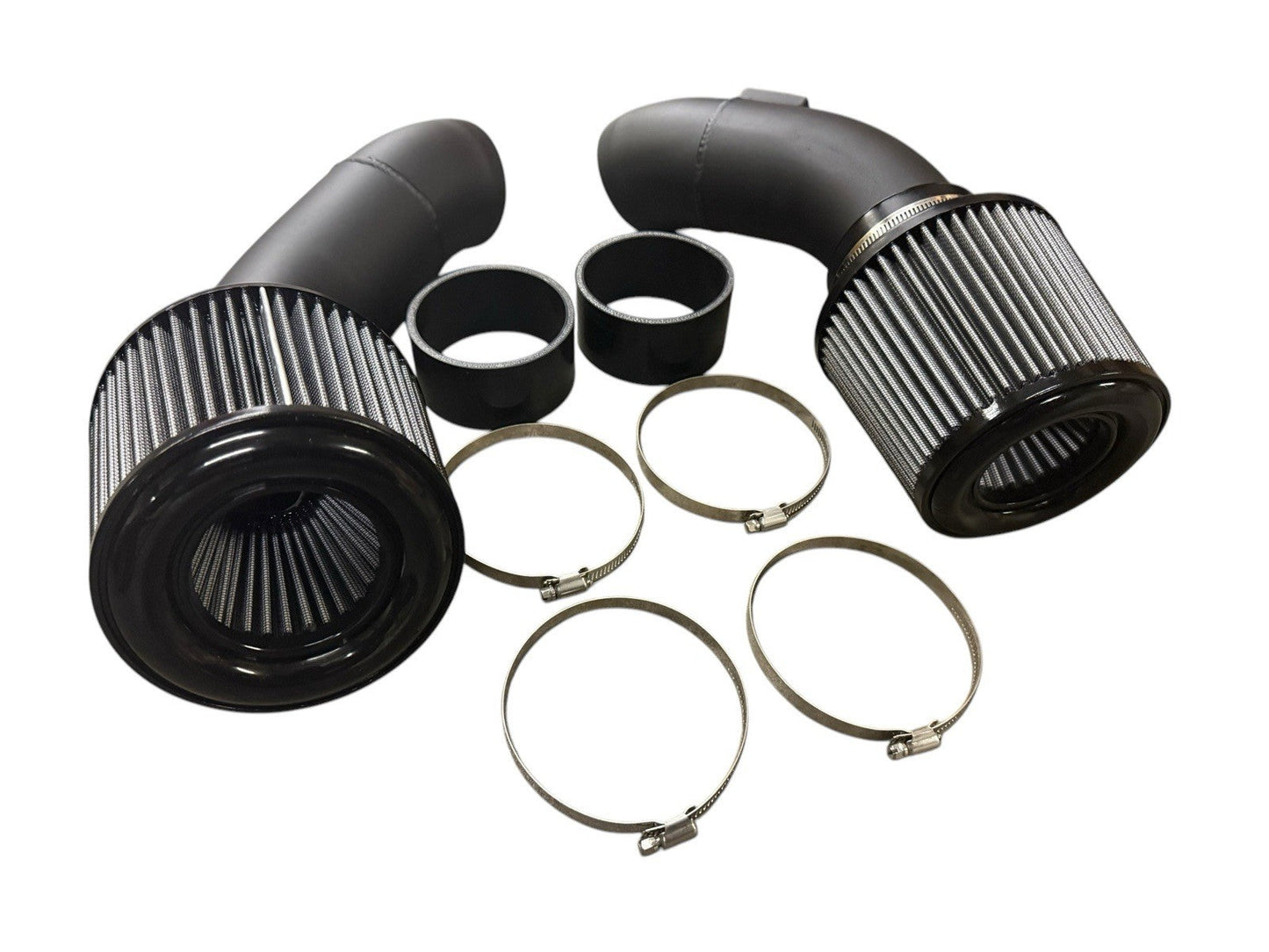 High flow cold air intake kit for BMW F10 M5 and F12 F13 F06 M6 S63TU engine by JackSpania Racing.