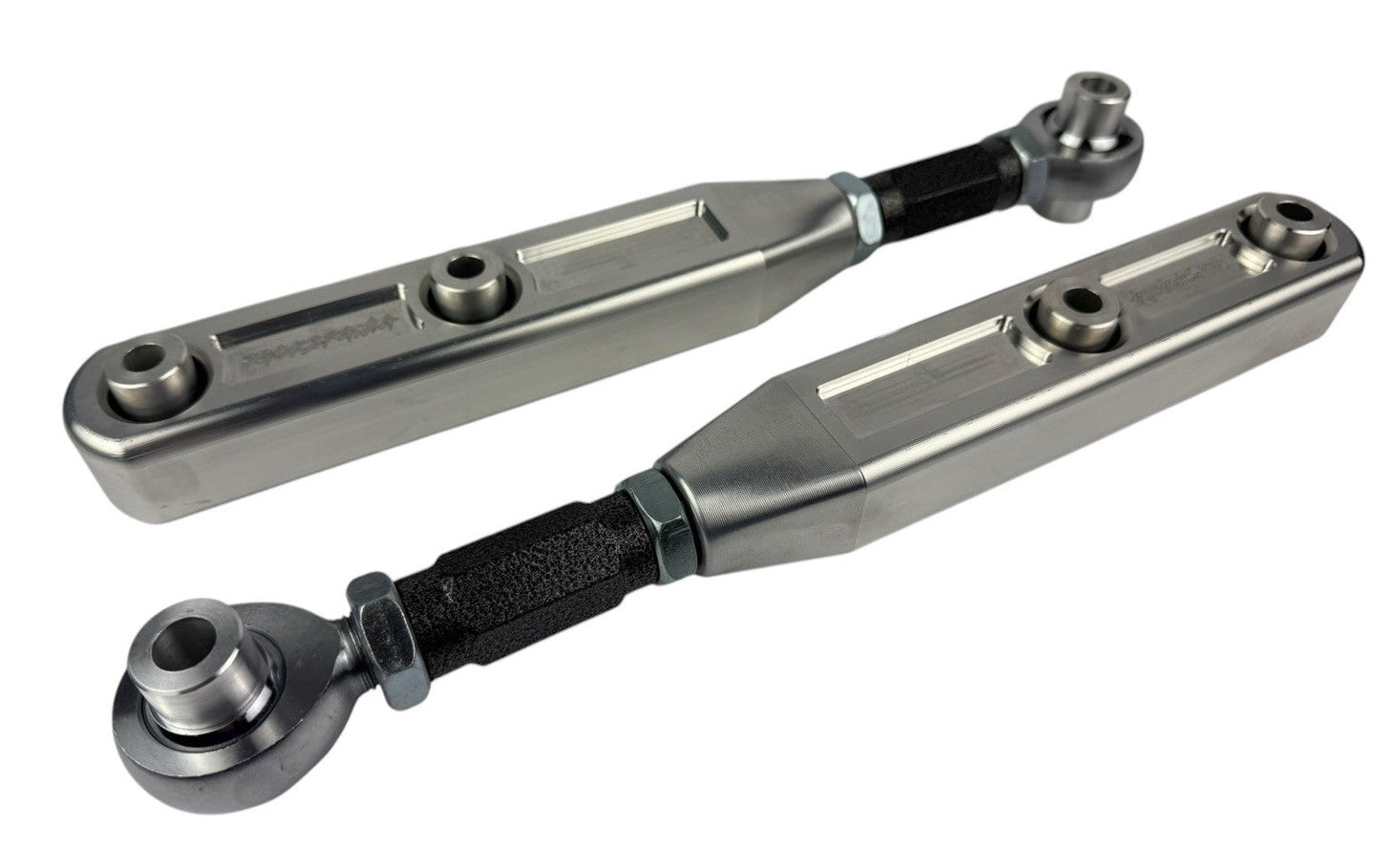 Billet spherical adjustable rear lower control arm for Honda Civic EG 92-95, suspension part by JackSpania Racing, shown in the image.