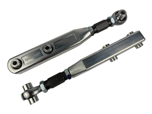 Billet spherical adjustable rear lower control arm for Honda Civic EG 92-95 by JackSpania Racing, suspension part with ball joint.