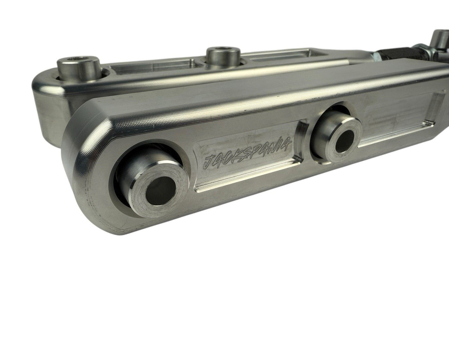 Billet spherical adjustable rear lower control arm for Honda Civic EG 92-95, suspension part by JackSpania Racing.