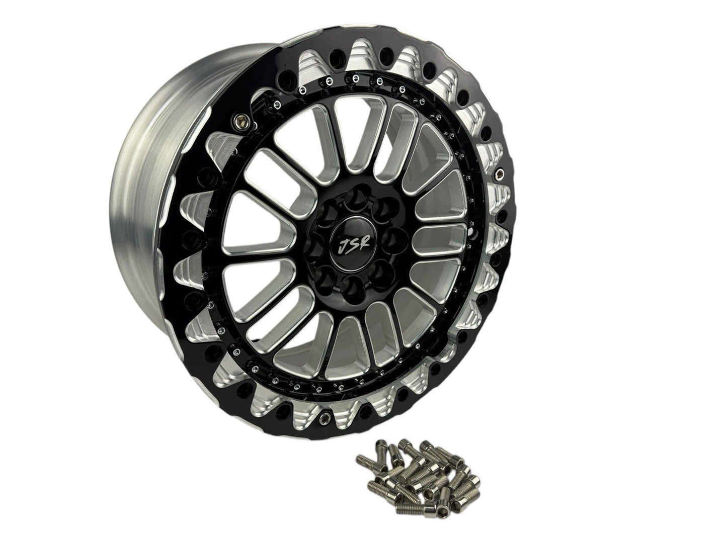JSR Forged 15 X 7 Single Outer Beadlock Bead Lock 2 Piece Wheel 4 X 100 +20