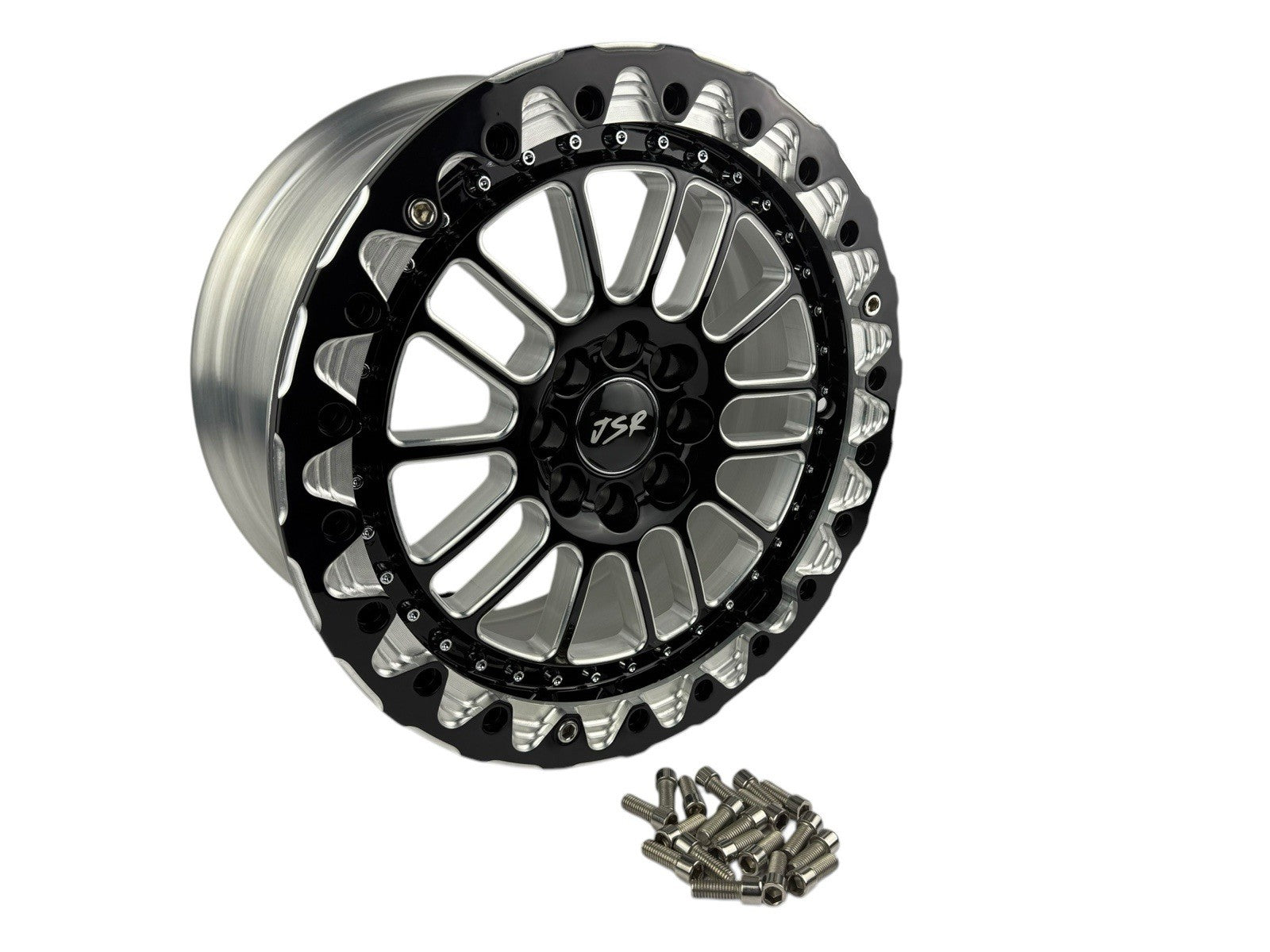 JSR Forged 15 X 7 Single Outer Beadlock Bead Lock 2 Piece Wheel 4 X 100 +20