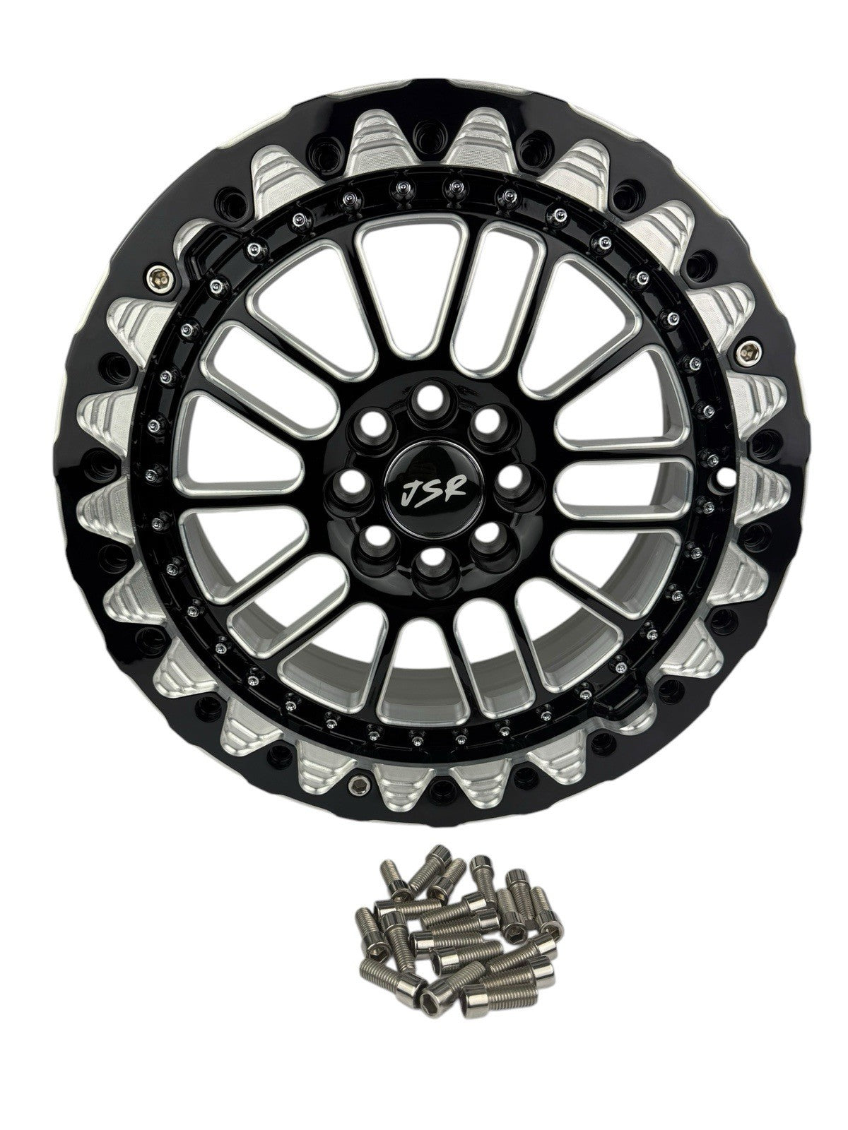 JSR Forged 15 X 7 Single Outer Beadlock Bead Lock 2 Piece Wheel 4 X 100 +20