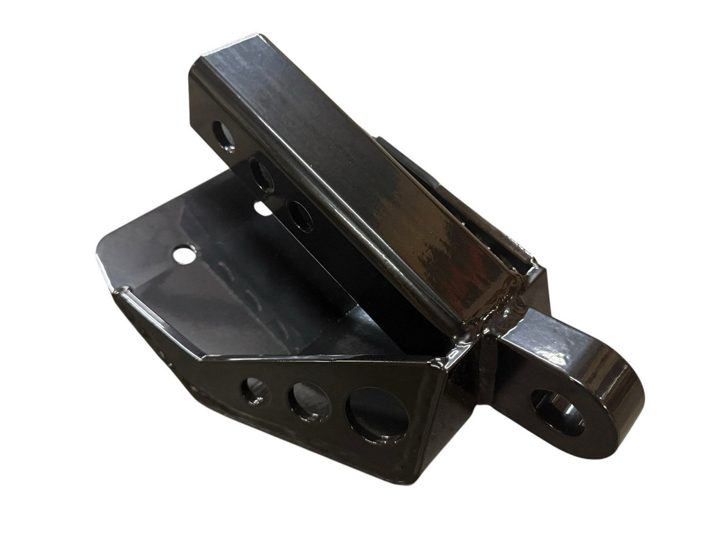 Universal 2-inch hitch skid plate by JackSpania Racing for Jeep, truck, SUV, Toyota Tacoma, 4Runner, and Ram engine protection.