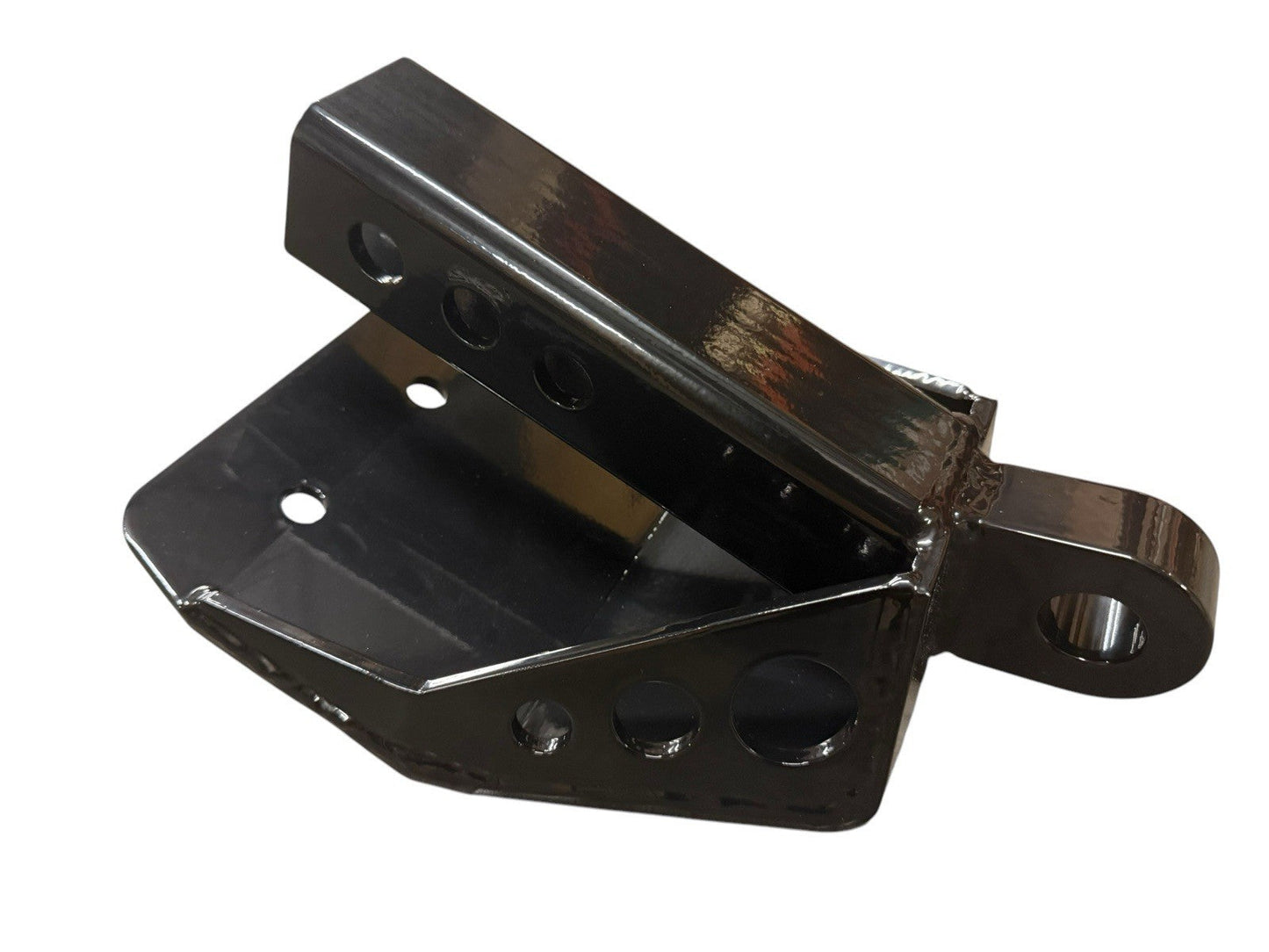 JackSpania Racing 2-inch universal hitch skid plate for Jeep, truck, SUV, Toyota Tacoma, 4Runner, and Ram engine protection.