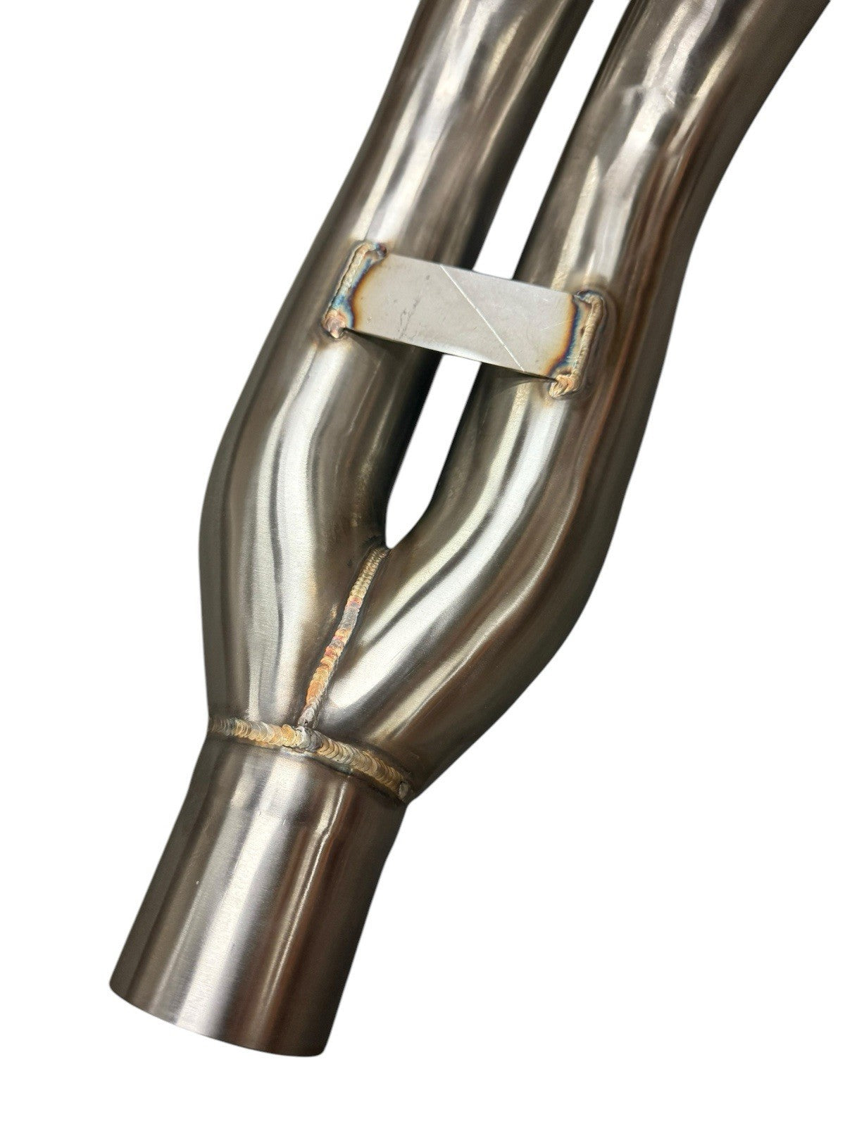 JackSpania Racing 3-inch exhaust muffler tip with long blast pipe, designed for Bosozoku-style exhaust modifications.