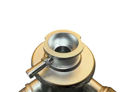 JackSpania Racing B Series B18C1 GSR race coolant upper fill neck with swirl pot and 16AN accessory port, engine parts accessory.