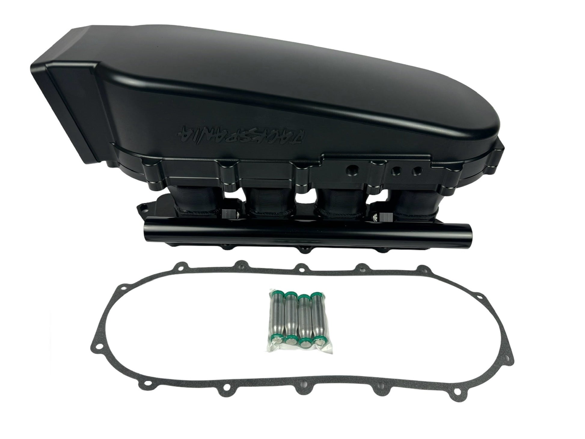 JackSpania Racing billet 90mm ultra side feed intake manifold kit for K-Series, B-Series, H-Series engines with 4 or 8 injectors.