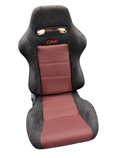 Reclinable slider seats for Recaro SR3 style Civic Integra DC2 EK9 EK EG ITR CTR by JackSpania Racing, showing seat adjustment mechanism.