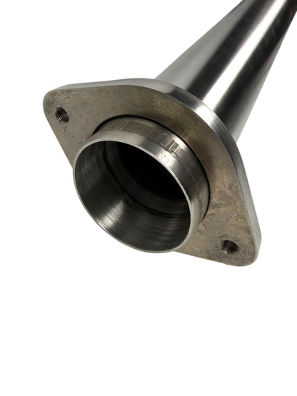 JackSpania Racing high flow Mazdaspeed3 test pipe for 2007-2014 exhaust system replacement, made of durable metal.