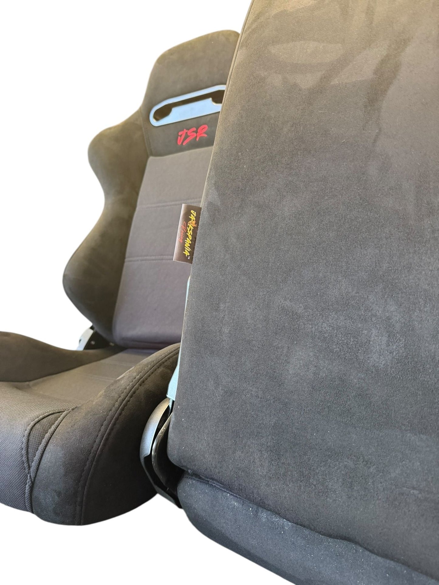 Reclinable slider seats for Recaro SR3 style Civic Integra DC2 EK9 EK EG ITR CTR by JackSpania Racing, showing seat adjustment mechanism