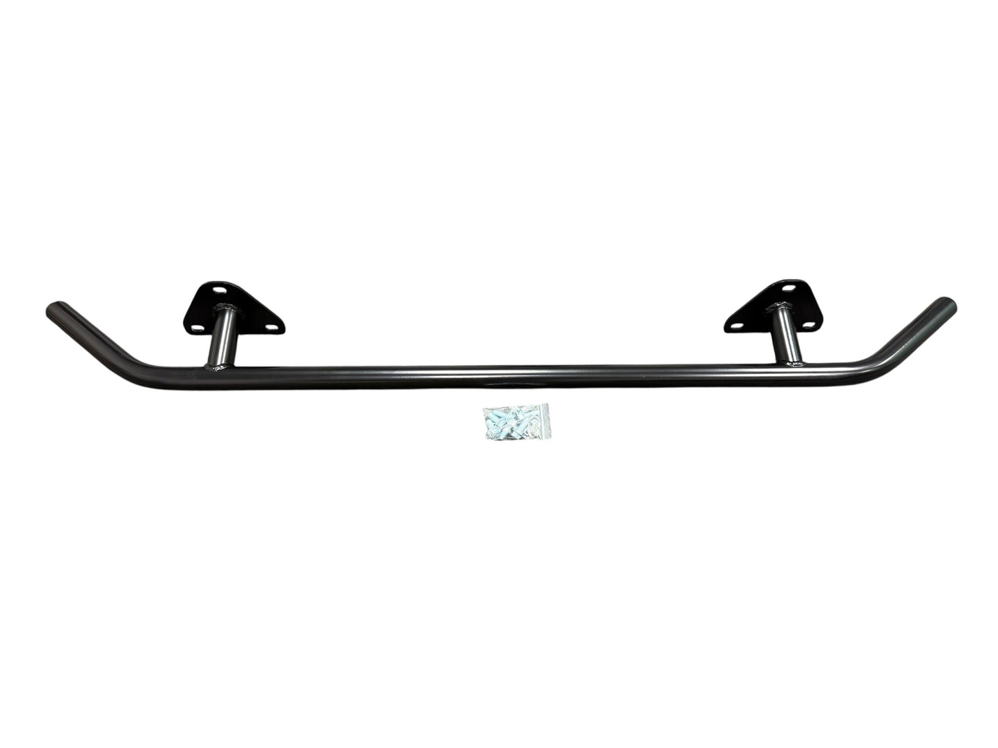 JackSpania Racing tubular rear crash bash bar mount with mounting bolts for Scion FRS, Subaru BRZ, and GT86 suspension parts.