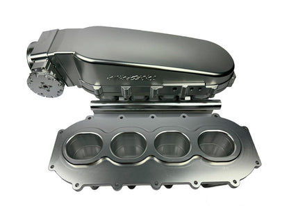 JackSpania Racing billet 90mm ultra side feed intake manifold kit for K-Series, B-Series, H-Series engines with 4 or 8 injectors.