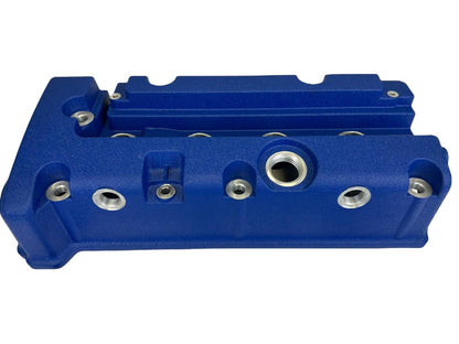 Cast aluminum K Series vented valve cover baffle for Honda Acura K20 K24 engines, designed by Jack Spania Racing.