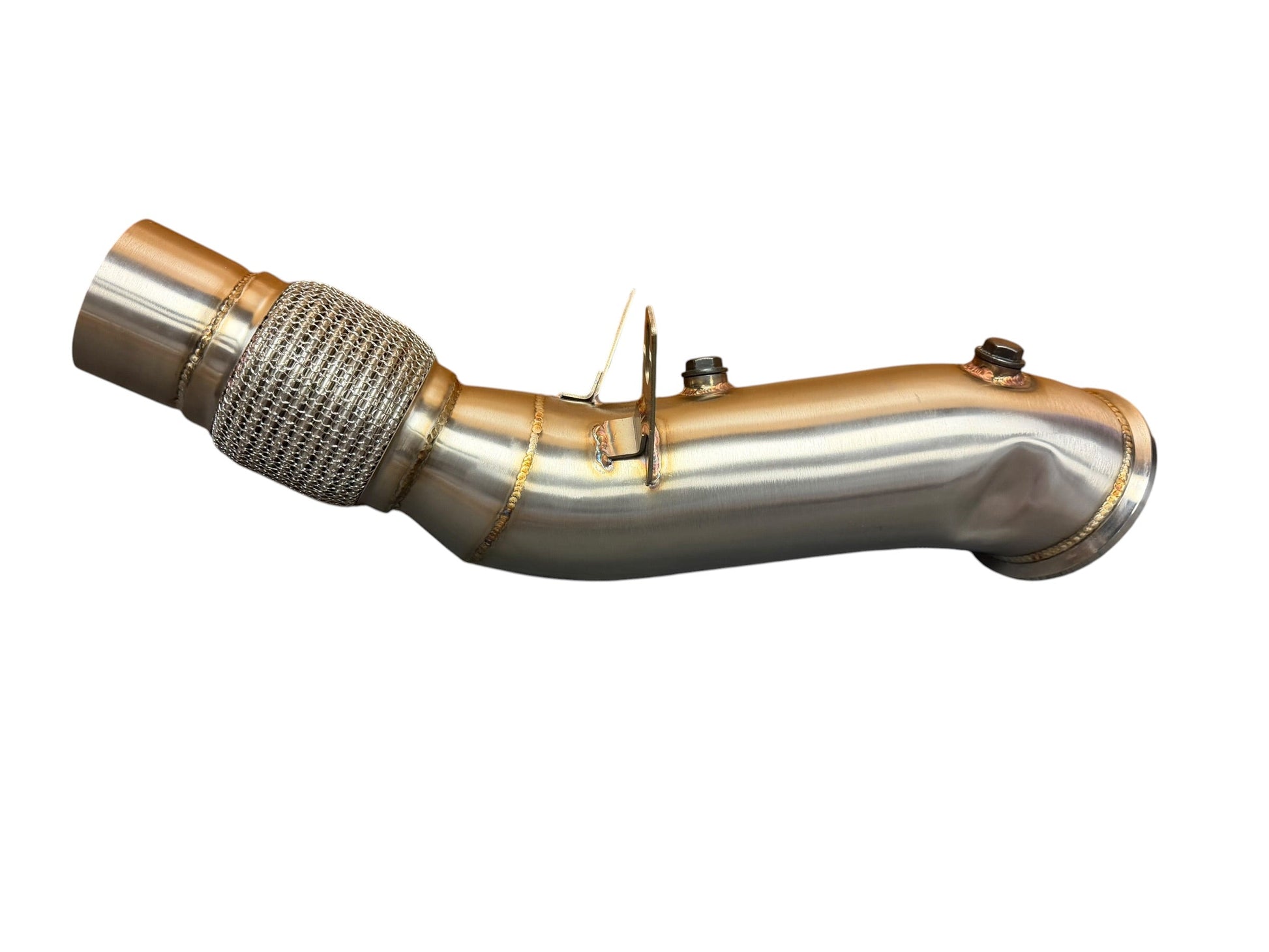 BMW B48 catless performance downpipe by JackSpania Racing for 220i, 330i, 420i, 430i, X1, X2, Z4 exhaust parts