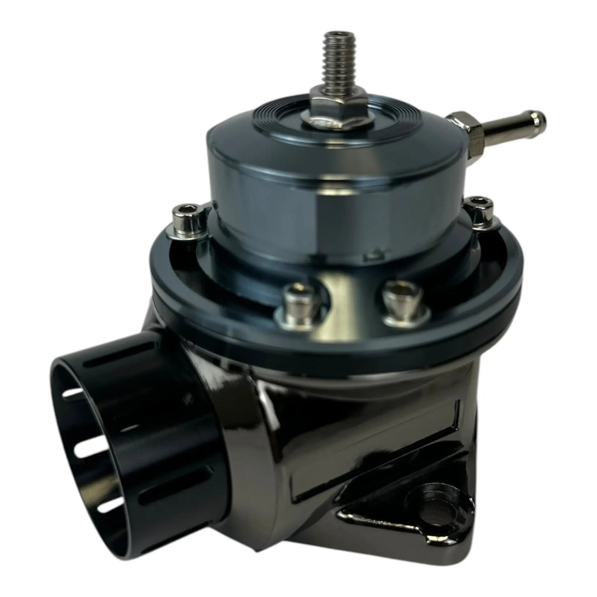 Jack Spania Racing Type FV Blow Off Valve BOV for Hyundai Veloster and Tucson 1.6T with adapter flange, engine performance part.