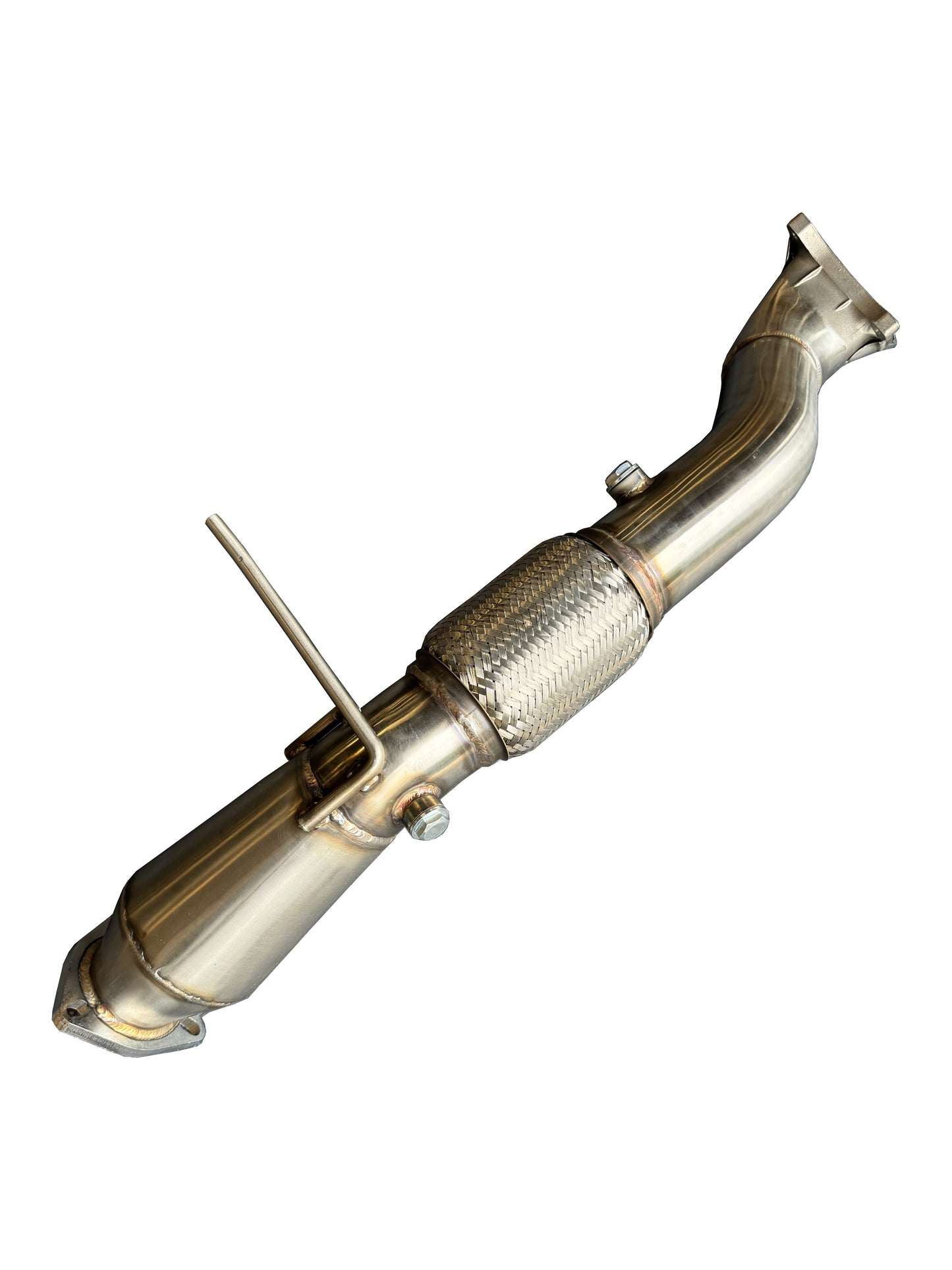 JackSpania Racing K Series Megaphone Header Downpipe for 2012-2015 Civic Si and 2013-2015 Acura ILX, cast bellmouth exhaust part