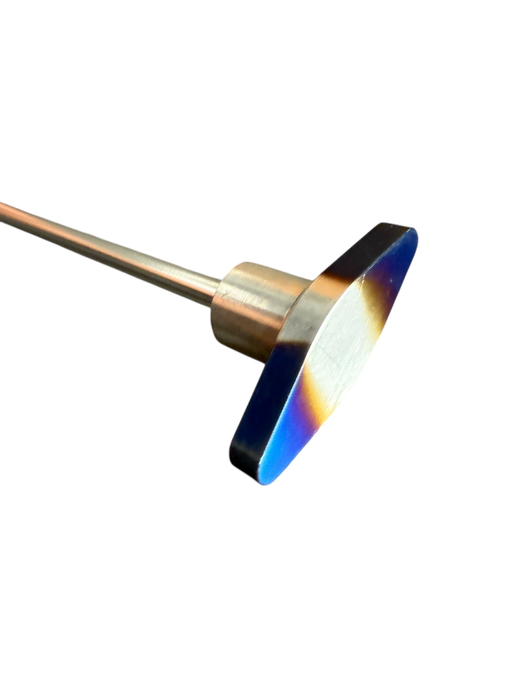 Billet B Series Oil Dipstick for Honda Acura B16 B18 VTEC engines by JackSpania Racing, showing the shiny metal construction.