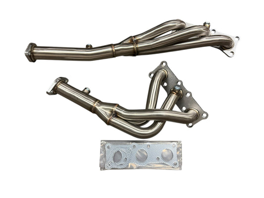 High flow exhaust headers for BMW E82, E90, E91, E92, E93 128i, 130i, 325i, 328i, 330i by JackSpania Racing
