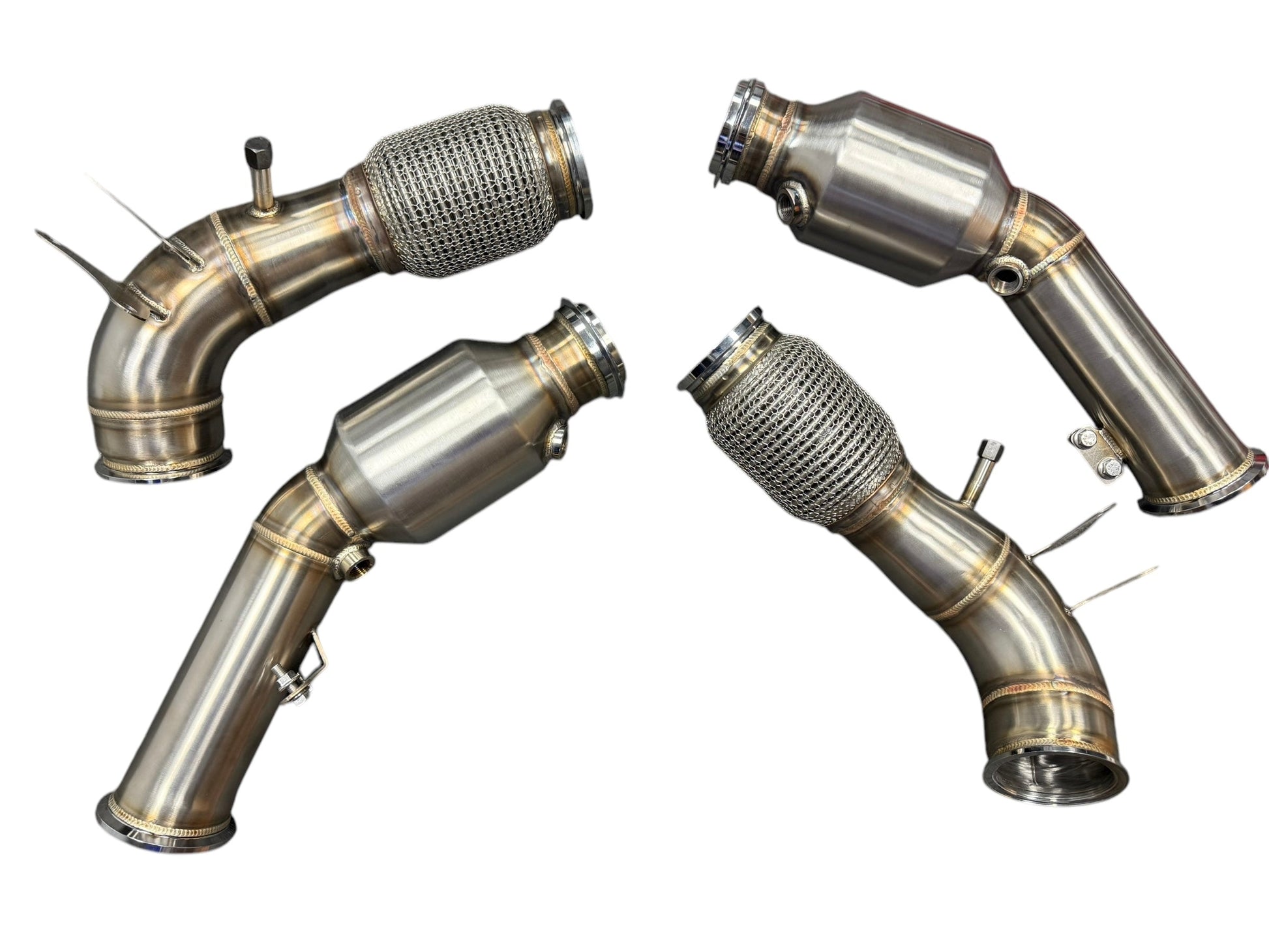 Exhaust Downpipe For Maserati MC20 Cielo Primaserie 2020+ 3.0T Catted Downpipe Car Down Pipe