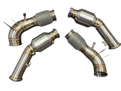 Exhaust Downpipe For Maserati MC20 Cielo Primaserie 2020+ 3.0T Catted Downpipe Car Down Pipe