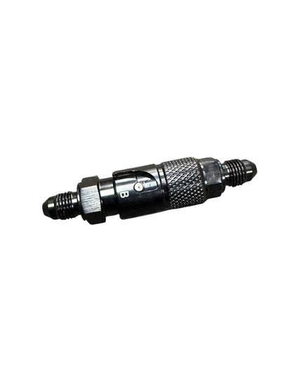 JackSpania Racing 3AN dry break quick release adapter for clutch and brake connector fitting, interior view showing fitting details.