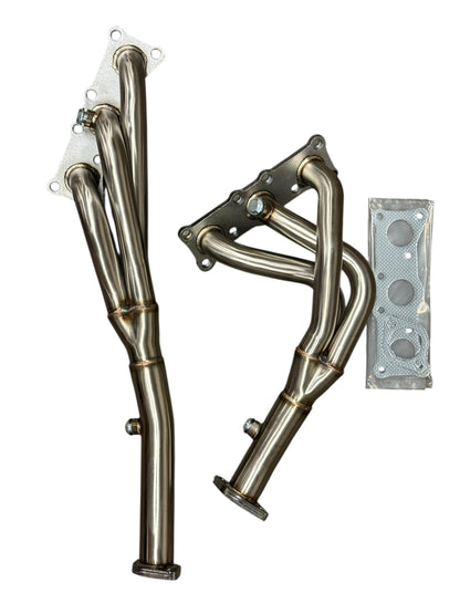 High flow exhaust headers for BMW E82, E90, E91, E92, E93 128i, 130i, 325i, 328i, 330i N51 N52 by JackSpania Racing