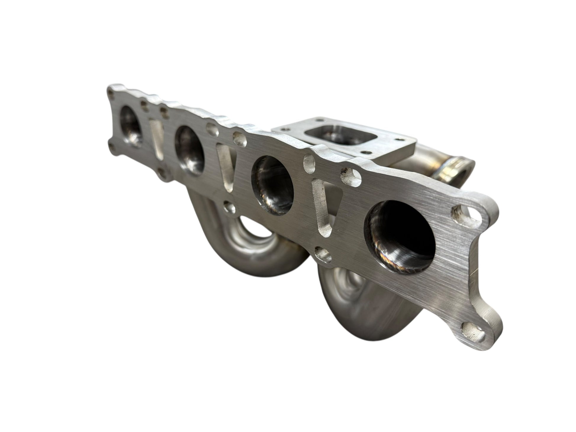 JackSpania Racing T3 turbo manifold for VW 1.8T Jetta Golf GTI GLI with 44mm wastegate, exhaust part, V2 model.