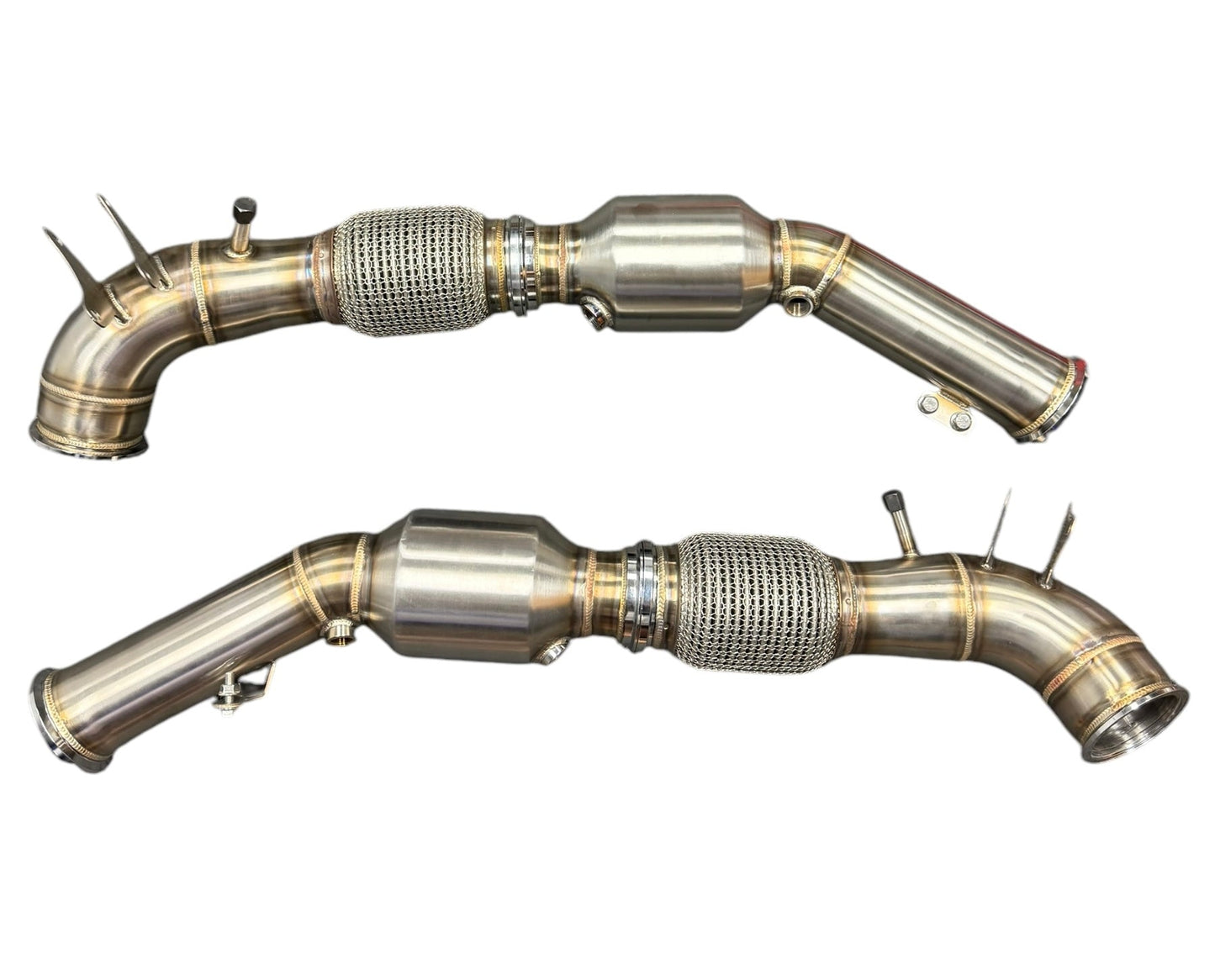 Exhaust Downpipe For Maserati MC20 Cielo Primaserie 2020+ 3.0T Catted Downpipe Car Down Pipe