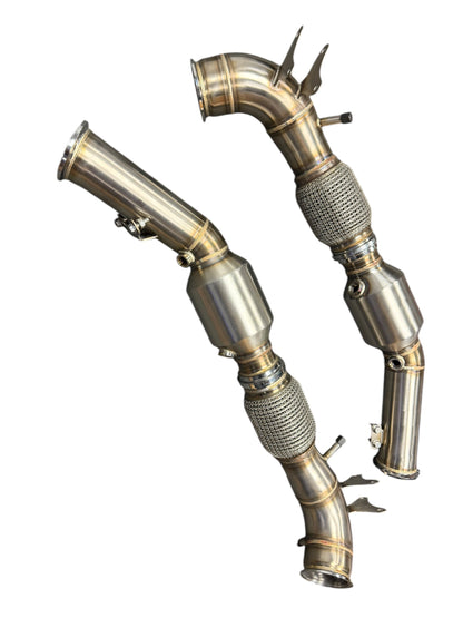 Exhaust Downpipe For Maserati MC20 Cielo Primaserie 2020+ 3.0T Catted Downpipe Car Down Pipe