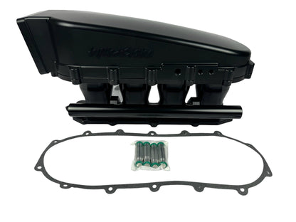 JackSpania Racing billet 90mm ultra side feed intake manifold kit for K-Series, B-Series, H-Series engines with 4 or 8 injectors