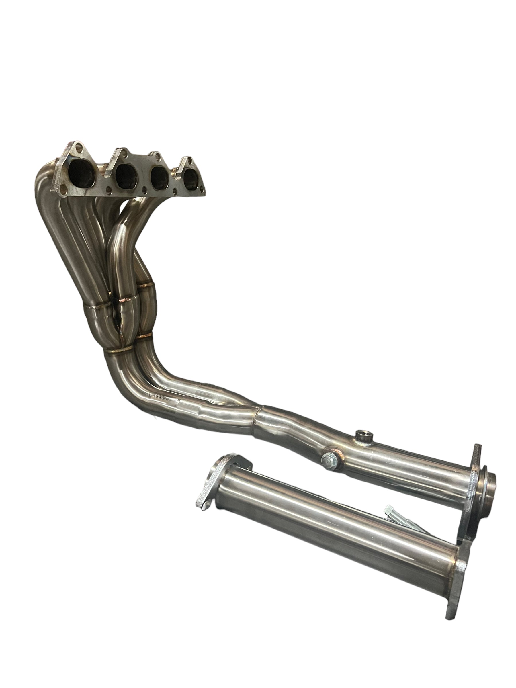 JackSpania Racing CRV RD1 TA header for 1997-2001 B Series B16 B18 B20 engines, stainless steel exhaust part with 2.5" and 3" pipes.