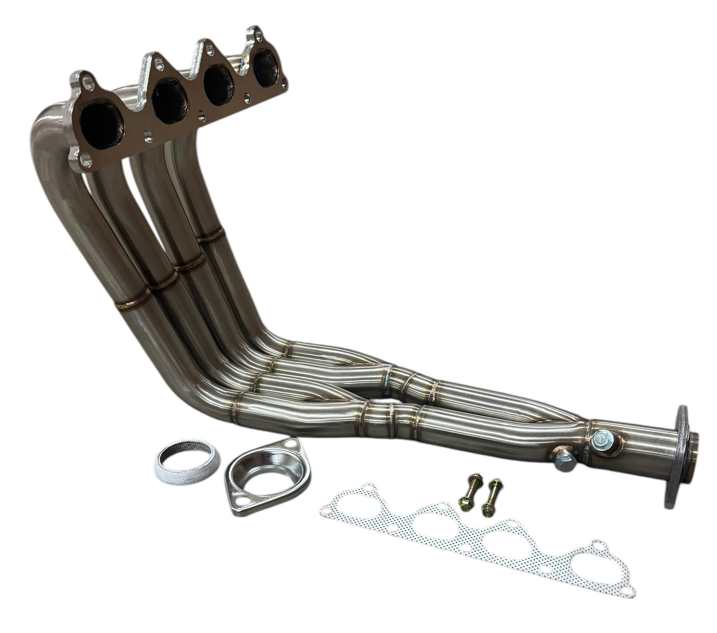 JackSpania Racing H2B header for H Series swap, SP 4-2-1 exhaust header for H22A H22A4 F20B engines
