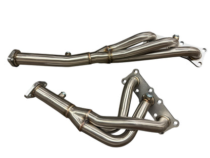 High flow exhaust headers for BMW E82 E90 E91 E92 E93 128i 130i 325i 328i 330i from JackSpania Racing, N51 N52 engines, 2006-2012
