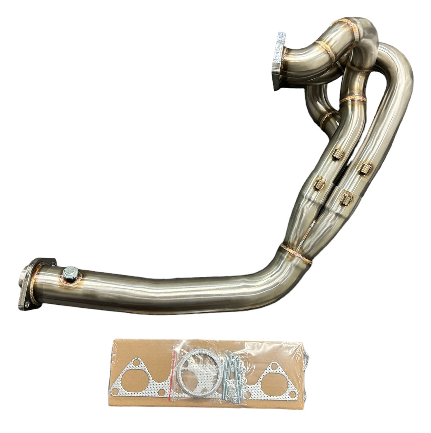 JackSpania Racing B Series Bisi Style Header V2 4-1 Merge Collector for B18 B20 engines, shown in the image