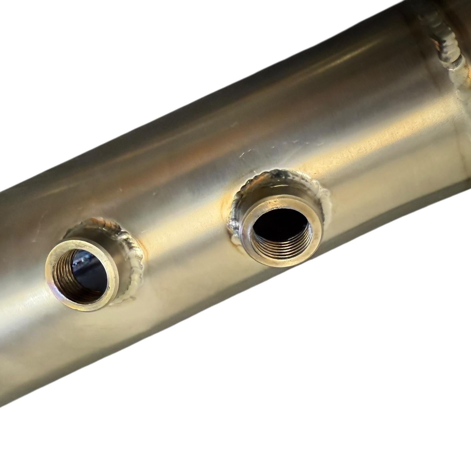 Titanium K Series K20 K24 Megaphone Pipe Exhaust for EK and EG models, 3-inch 4-1 Tri-Y exhaust part from Jack Spania Racing.