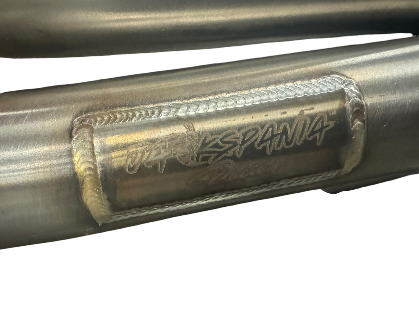 JackSpania Racing K Series K20 turbo manifold and downpipe for 2006-2011 Honda Civic Si, featuring T3 flange and 2.5-inch pipe