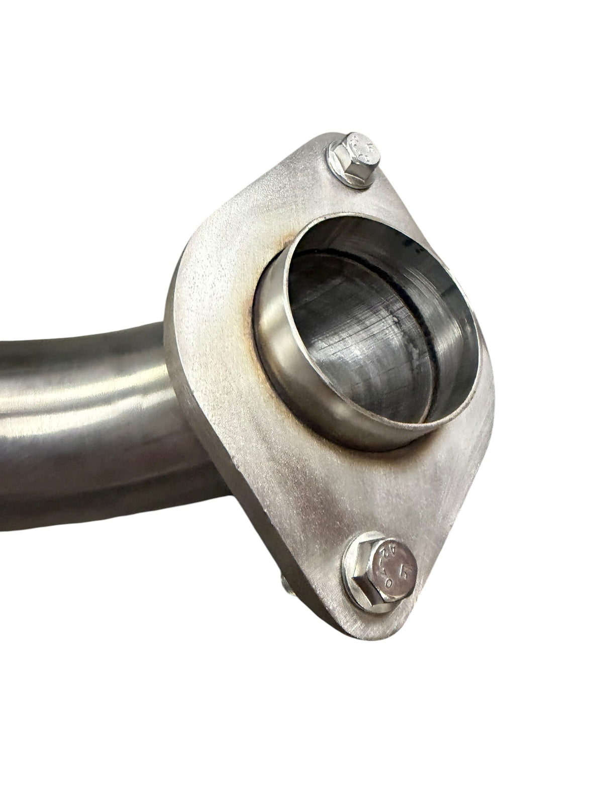 Mercedes-Benz W177 A-Class performance downpipe by JackSpania Racing, showcasing the 2.0T exhaust part for A220, A250, and A35 AMG models.