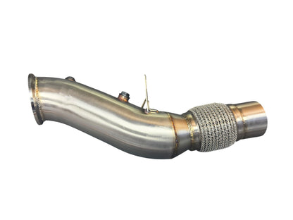BMW B48 catless performance downpipe by JackSpania Racing for 220i, 330i, 420i, 430i, X1, X2, Z4 exhaust parts.