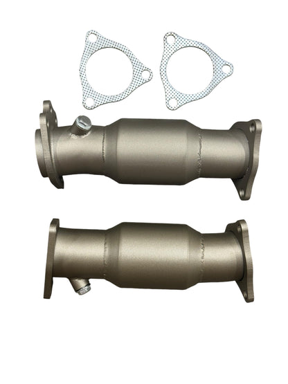 JackSpania Racing 2020+ C8 Chevrolet Corvette high flow sport cats catalytic converter downpipes, 3-inch exhaust parts.