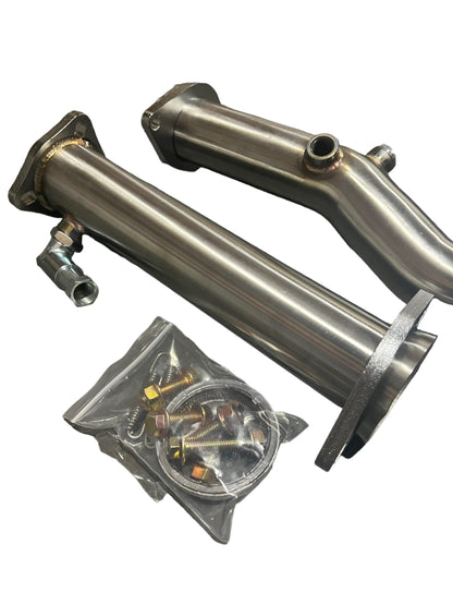JackSpania Racing CRV RD1 TA header for Honda B Series 1997-2001, stainless steel exhaust part with 2.5 to 3-inch diameter.