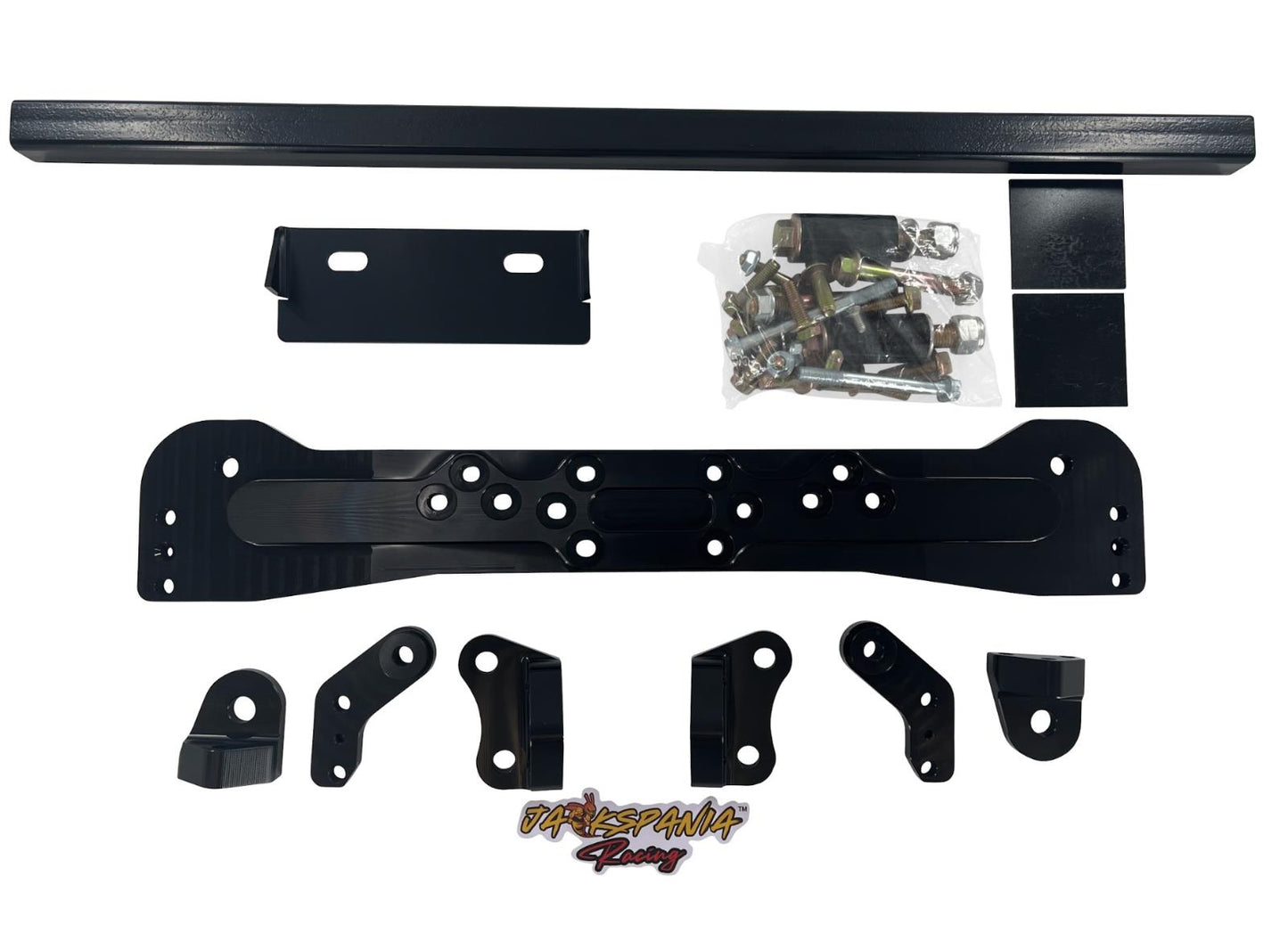 JackSpania Racing AWD rear differential brace for Honda Acura EK Civic hatch and coupe models, fits 96-00 Si and Type R versions.