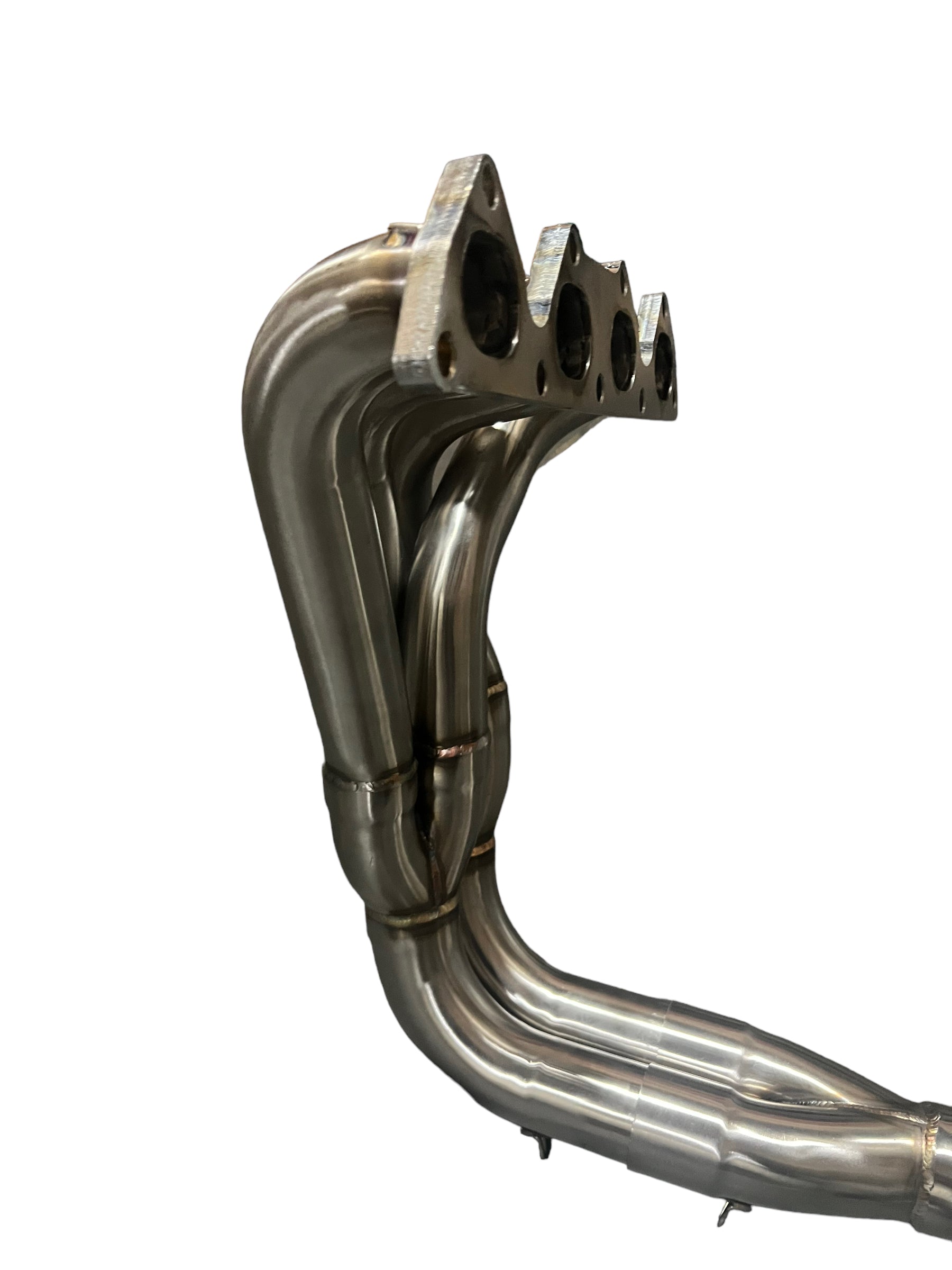 JackSpania Racing CRV RD1 TA header for Honda B Series 1997-2001, stainless steel exhaust part with 2.5 to 3-inch pipe.