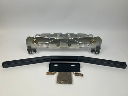 JackSpania Racing rear differential diff brace mounting kit for Acura RSX Type S Civic EM2 AWD transmission parts, shown installed.