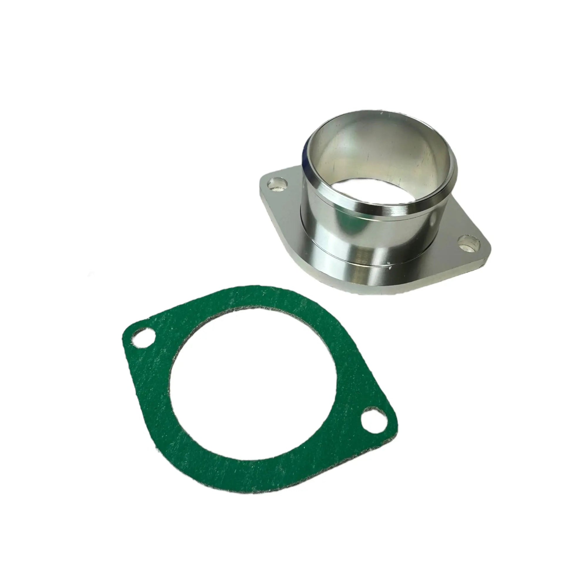 Jack Spania Racing Type FV Blow Off Valve BOV for Hyundai Veloster and Tucson 1.6T engine with adapter flange, metal and hose connections.