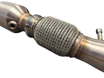 Exhaust Downpipe For Maserati MC20 Cielo Primaserie 2020+ 3.0T Catted Downpipe Car Down Pipe