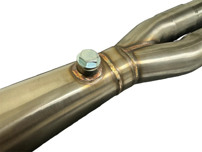 Jack Spania Racing H22 Swap Megaphone Race Exhaust Header Tri-Y H Series for EG EK DC2 with 3-inch exit, performance exhaust part